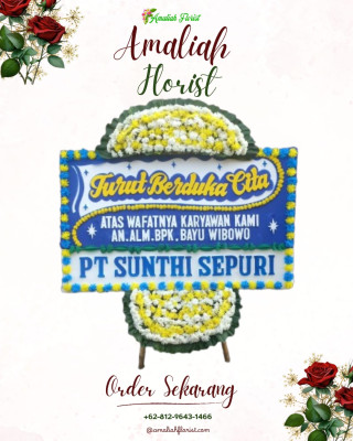 Papan Bunga Duka di Ronggur Nihuta